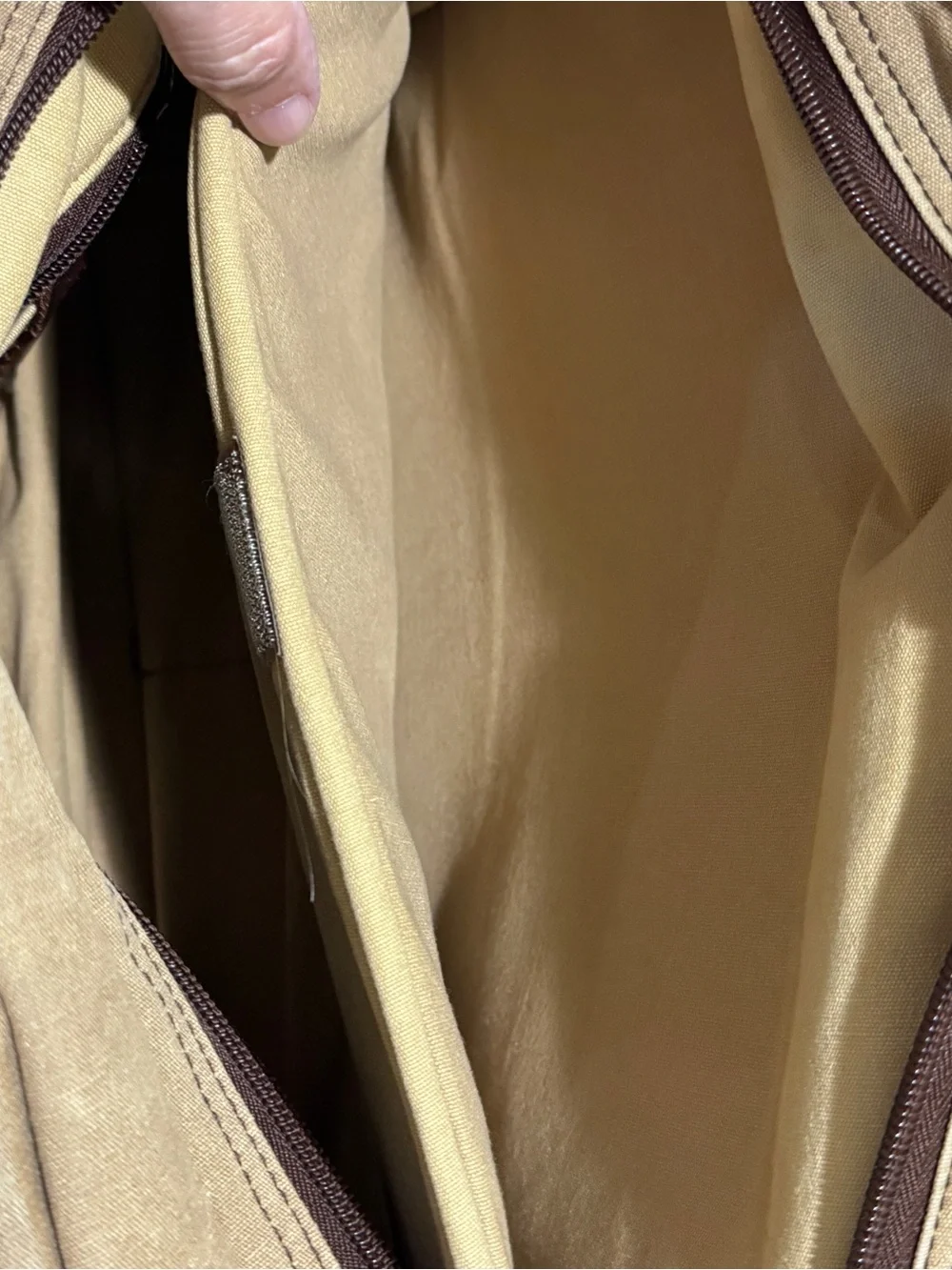 Duluth Trading Company Oil Cloth Messenger Bag